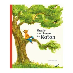 Un año en el bosque de Ratón | Libro infantil con solapas