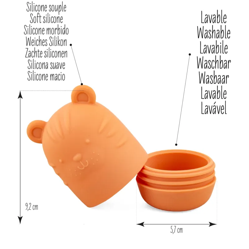 Set juguetes de baño silicona colores para bebé | Japitelsa Kids