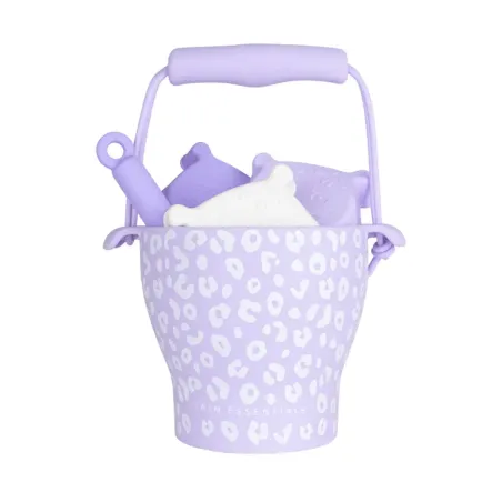 Set de playa Leopard Lila para niños | Silicona