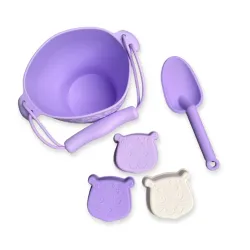 Set de playa Leopard Lila para niños | Silicona