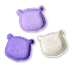 Set de playa Leopard Lila para niños | Silicona