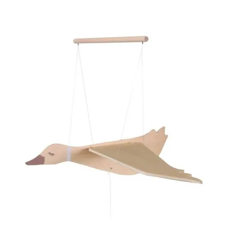 Ganso volador decorativo de madera para habitación infantil