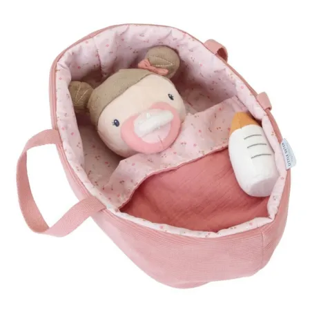 Bebé rosa Little Dutch con capazo y accesorios