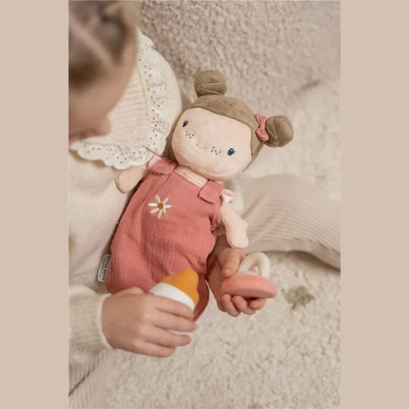 Bebé rosa Little Dutch con capazo y accesorios