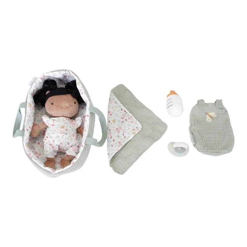 Bebé Evi Little Dutch con capazo y accesorios