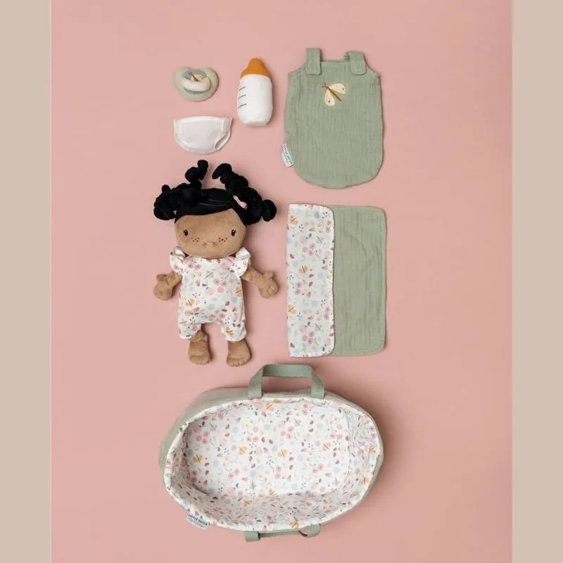 Bebé Evi Little Dutch con capazo y accesorios