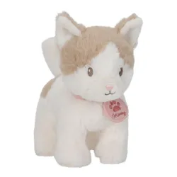 Gatito de peluche Marley con bolsa floral