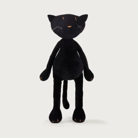Gisel el Gato Grande Negro | Peluche Adada Paris | Japitelsa Kids