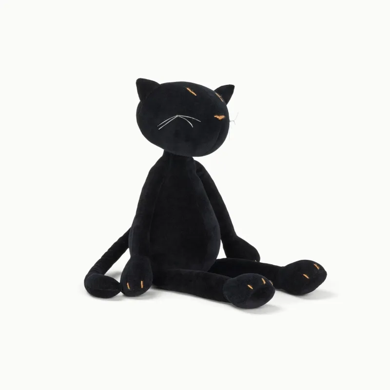 Gisel el Gato Grande Negro | Peluche Adada Paris | Japitelsa Kids