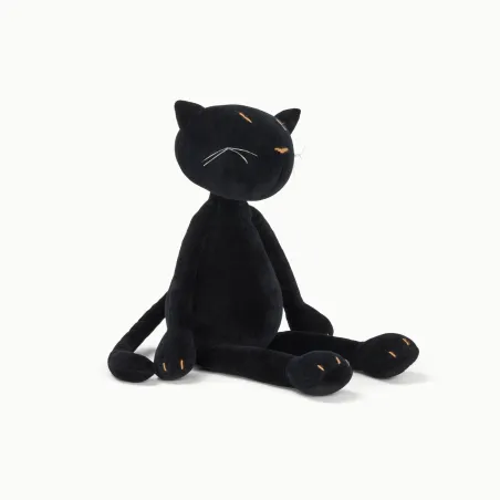 Gisel el Gato Grande Negro | Peluche Adada Paris | Japitelsa Kids