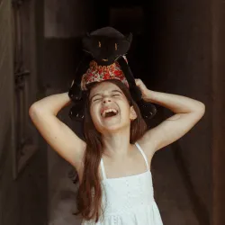 Gisel el Gato Grande Negro | Peluche Adada Paris | Japitelsa Kids
