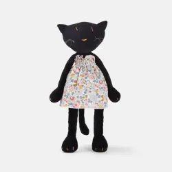 Gisel el Gato Grande Negro | Peluche Adada Paris | Japitelsa Kids