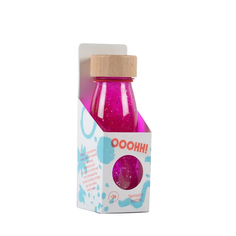 Botella Sensorial Float Bottle Pink – Petit Boum