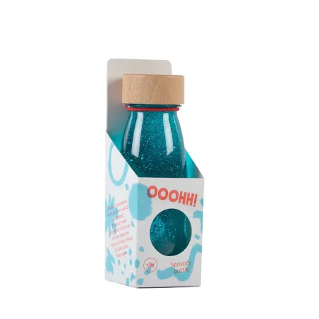 Botella Sensorial Float Bottle Turquoise – Petit Boum
