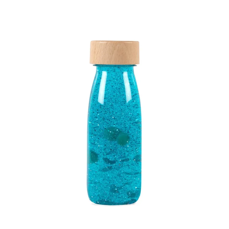 Botella Sensorial Float Bottle Turquoise – Petit Boum