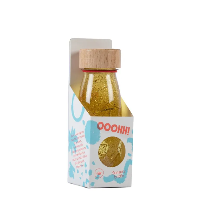 Botella Sensorial Float Bottle Gold – Petit Boum