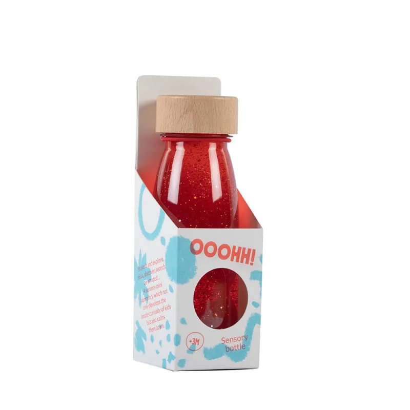 Botella Sensorial Float Bottle Red – Petit Boum