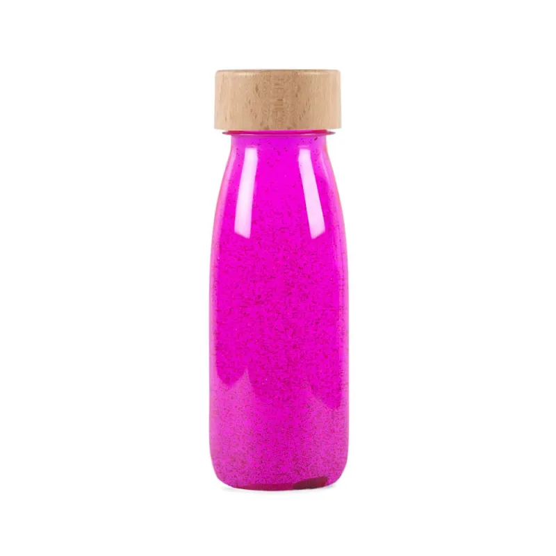 Botella Sensorial Float Bottle Fluo Pink – Petit Boum