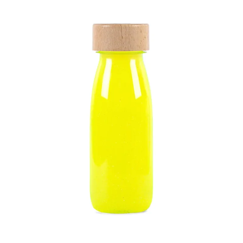 Botella Sensorial Float Bottle Fluo Yellow – Petit Boum