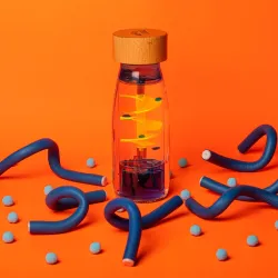 Botella Sensorial Move Bottle Spiral Blue – Petit Boum