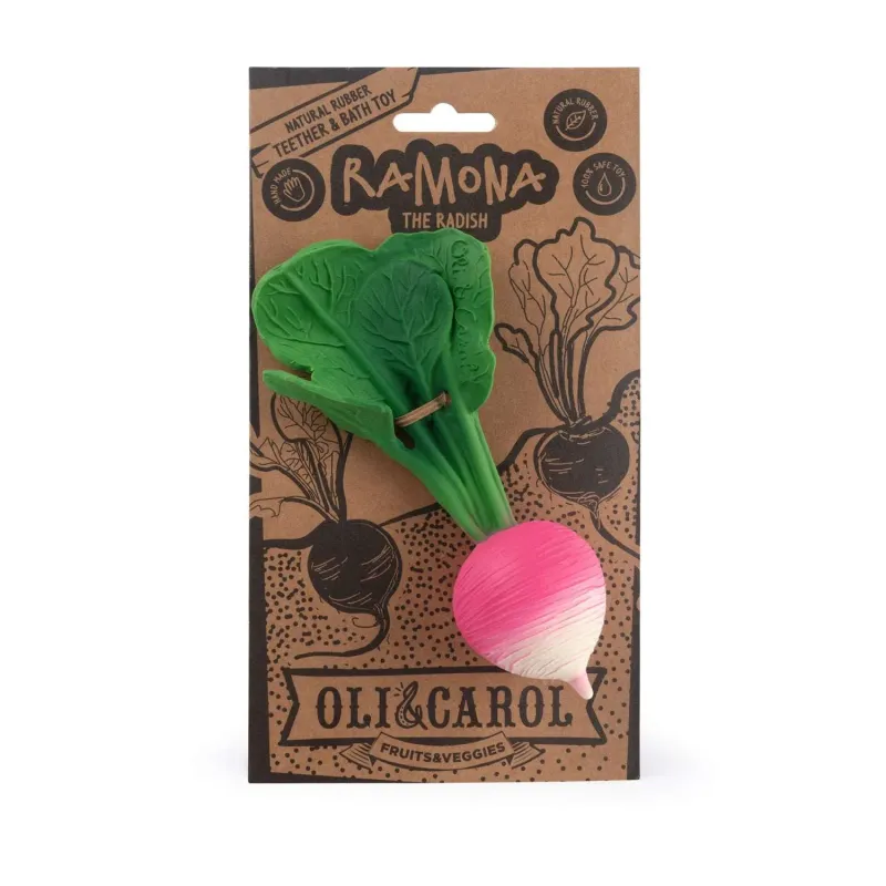 Mordedor Bebé Ramona the Radish – Oli & Carol