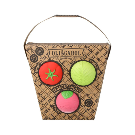 Pelotas Sensoriales Veggie Salad – Oli & Carol