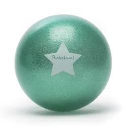 Pelota Glitter Ratatam Verde 15 cm | Japitelsa Kids