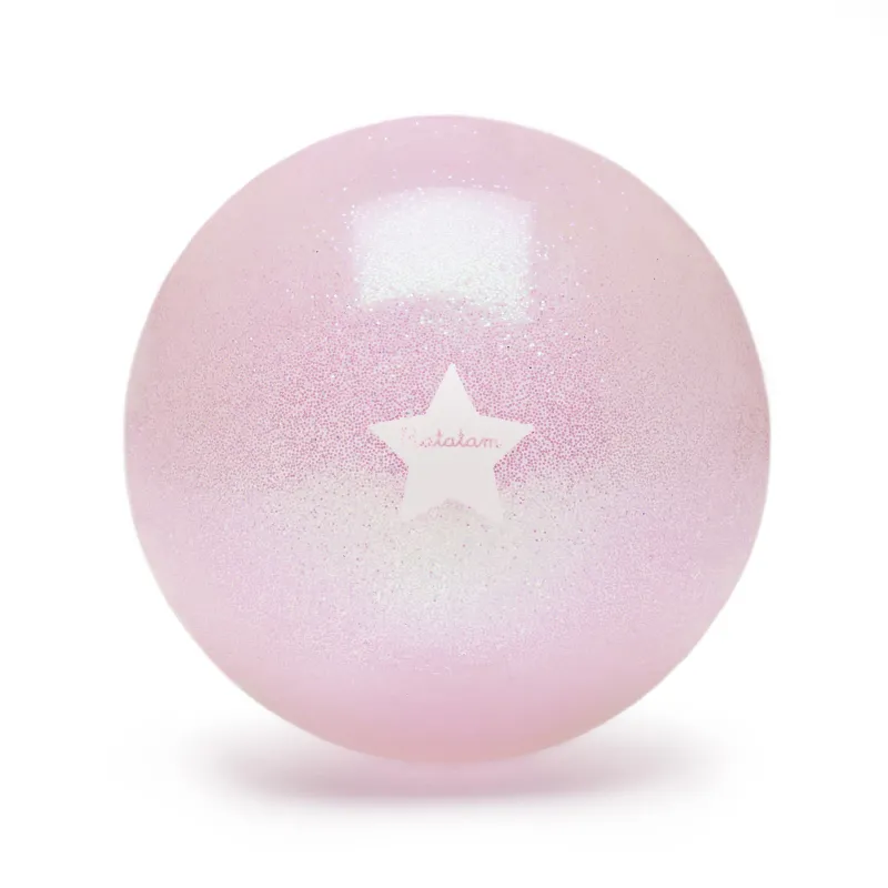 Pelota Glitter Ratatam Rosa 10 cm | Japitelsa Kids