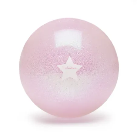 Pelota Glitter Ratatam Rosa 10 cm | Japitelsa Kids