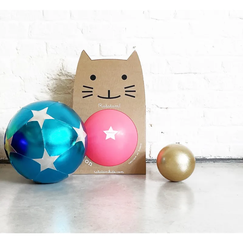 Pelota Tela Estrella Ratatam Azul 30 cm | Japitelsa Kids