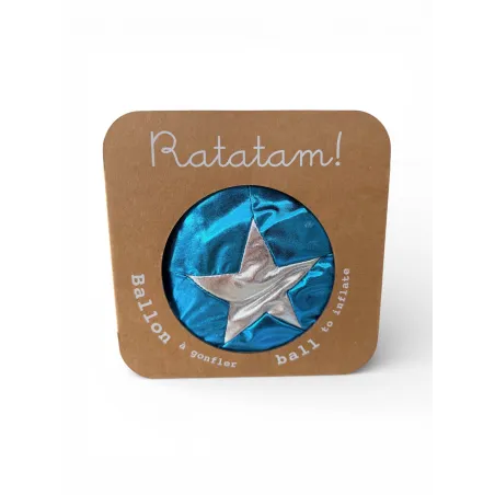 Pelota Tela Estrella Ratatam Azul 30 cm | Japitelsa Kids