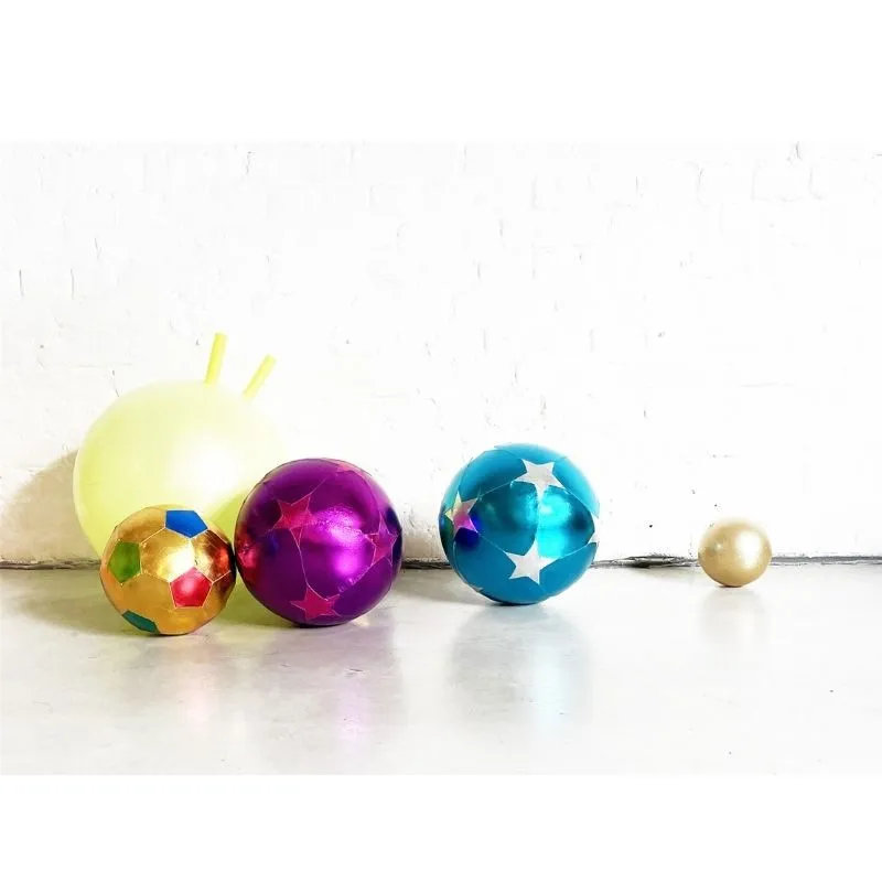 Pelota Tela Estrella Ratatam Rosa 30 cm | Japitelsa Kids