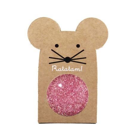 Pelota Saltarina Ratatam Ratón Rosa 43 mm | Japitelsa Kids