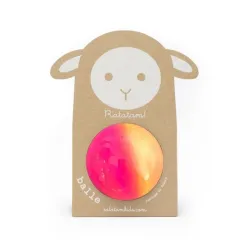 Pelota Gum Ratatam Naranja Rosa 10 cm | Japitelsa Kids