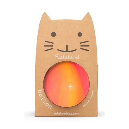 Pelota Gum Ratatam Naranja Rosa 15 cm | Japitelsa Kids