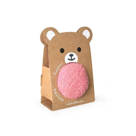 Pelota de Peluche Ratatam Rosa 12 cm | Japitelsa Kids