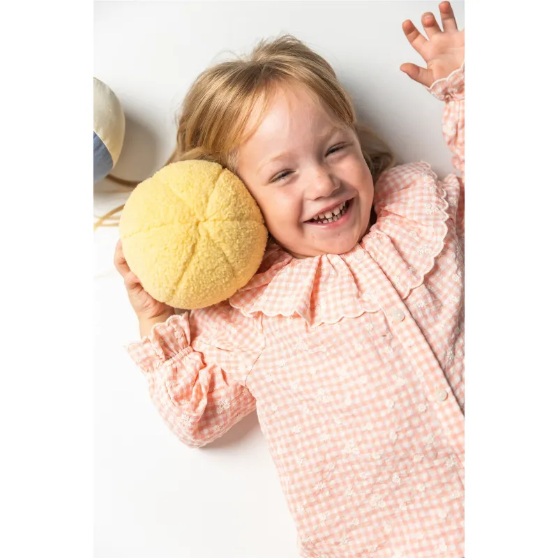Pelota de Peluche Ratatam Amarilla 12 cm | Japitelsa Kids