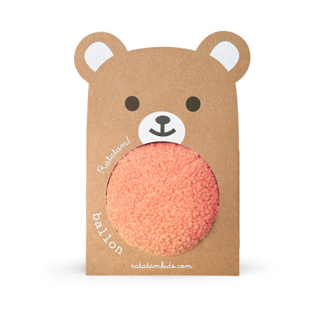 Pelota de Peluche Ratatam Apricot 12 cm | Japitelsa Kids