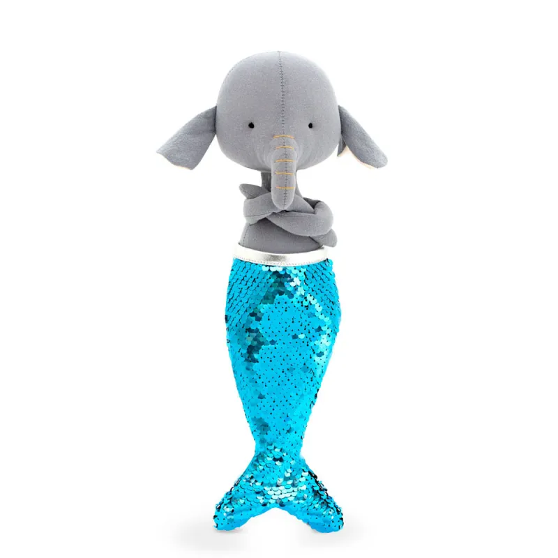 Alicio el Elefante con ropa intercambiable | Peluche algodón