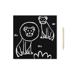 Scratch Boards Sabana | Láminas para Rascar Niños | Japitelsa Kids