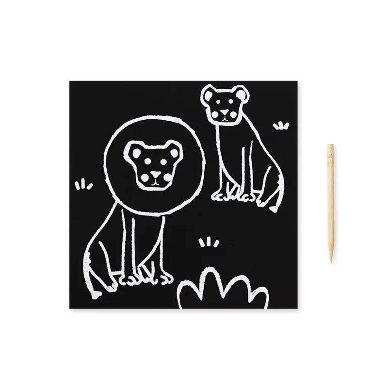 Scratch Boards Sabana | Láminas para Rascar Niños | Japitelsa Kids