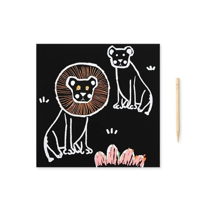 Scratch Boards Sabana | Láminas para Rascar Niños | Japitelsa Kids