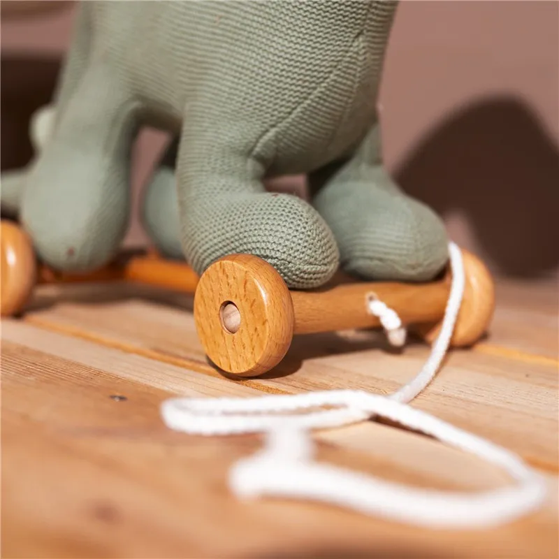 Arrastre Víctor Dinosaurio | Juguete Primeros Pasos | Japitelsa Kids