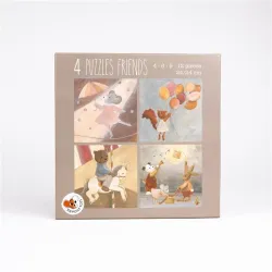 Puzzle Evolutivo Infantil Friends | 4 Puzzles Egmont