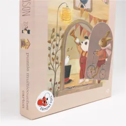 Puzzle de Madera en Capas Friends | Egmont Toys