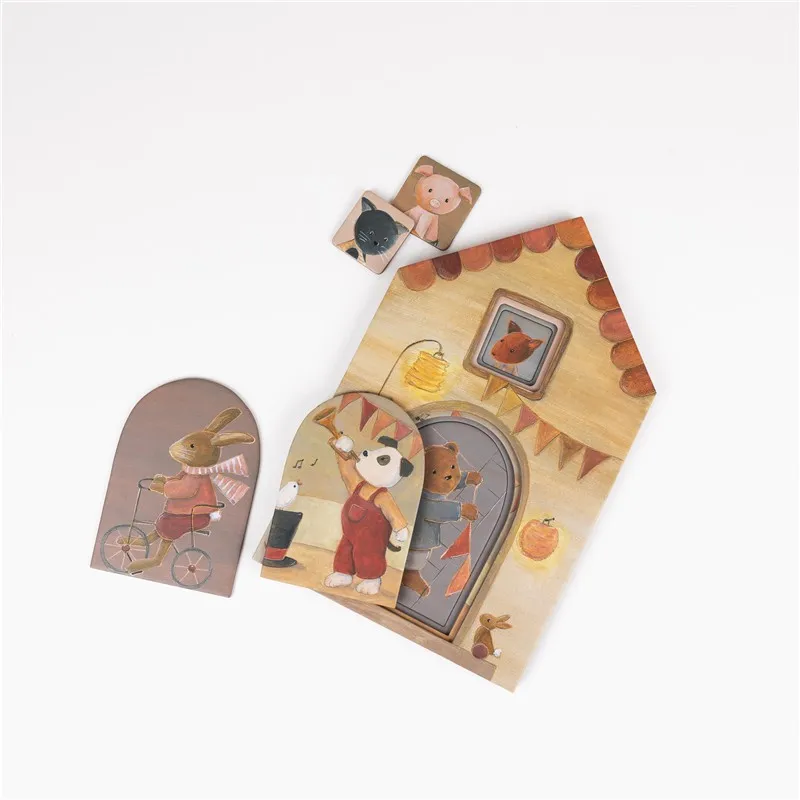 Puzzle de Madera en Capas Friends | Egmont Toys