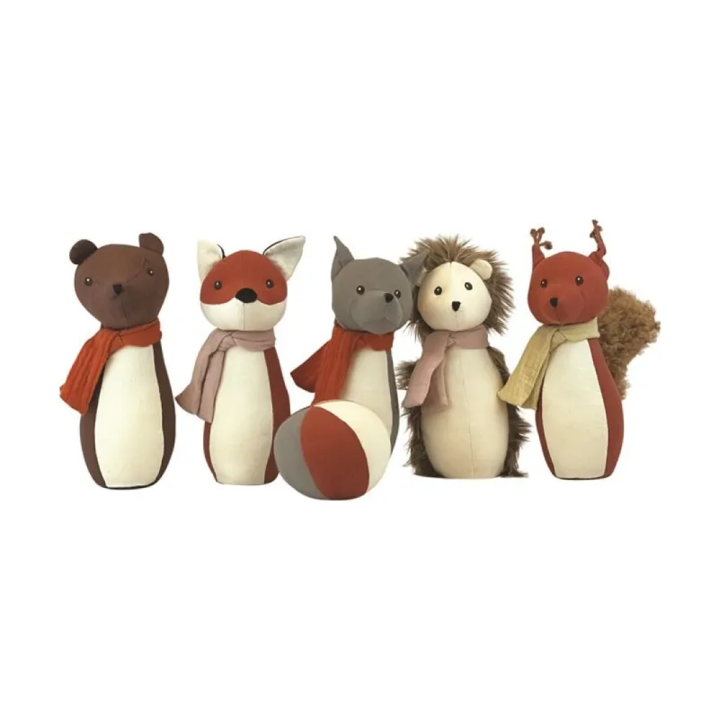 Juego de Bolos Blanditos Bosque Infantil | Egmont Toys
