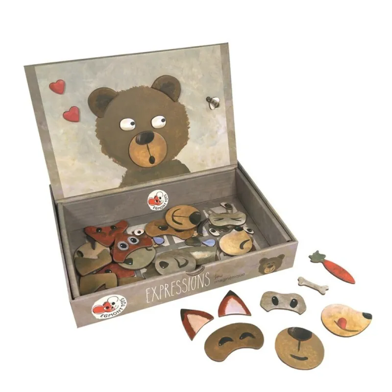 Juego Magnético Expresiones Animales | Egmont Toys