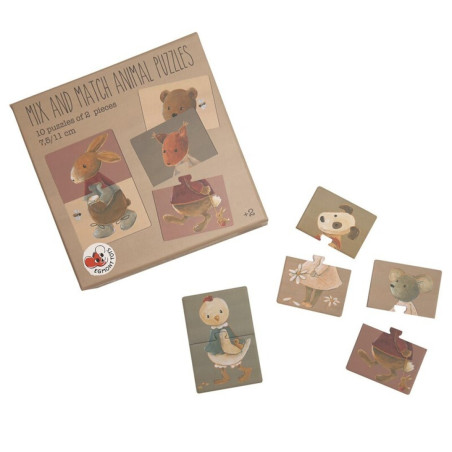 Puzzle Mix & Match Animales | Egmont Toys +2 años