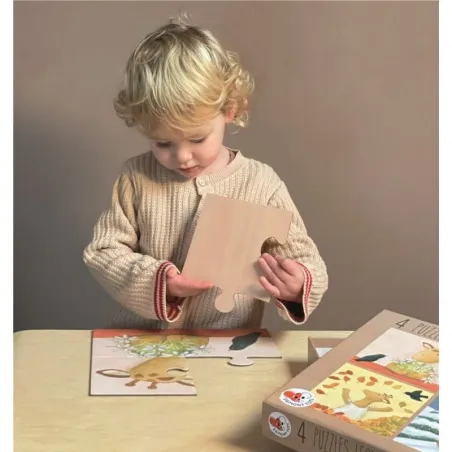 Puzzle Progresivo Jirafa Leonie | Egmont Toys +2 años